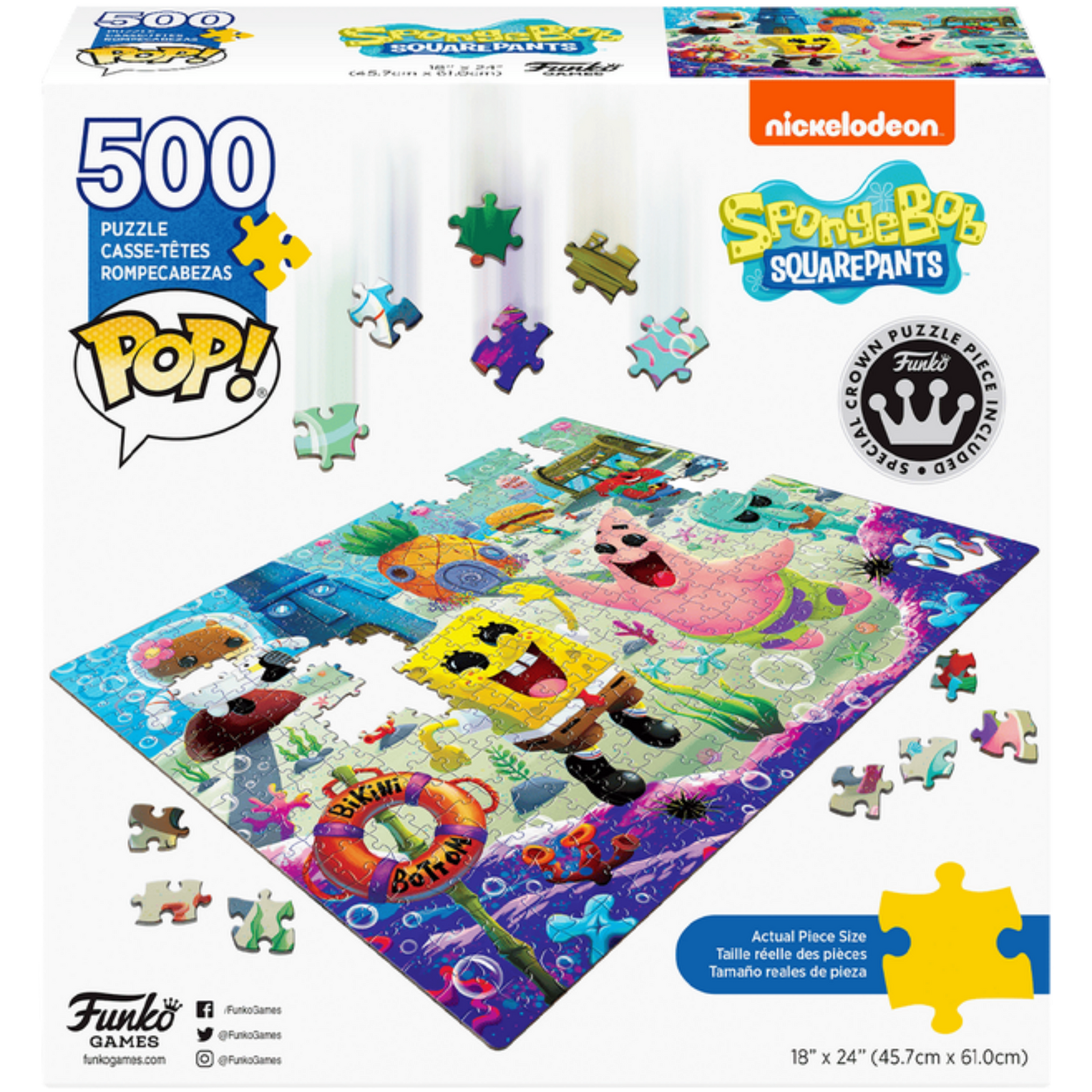 Funko Pop! Puzzle: Nickelodeon - SpongeBob SquarePants