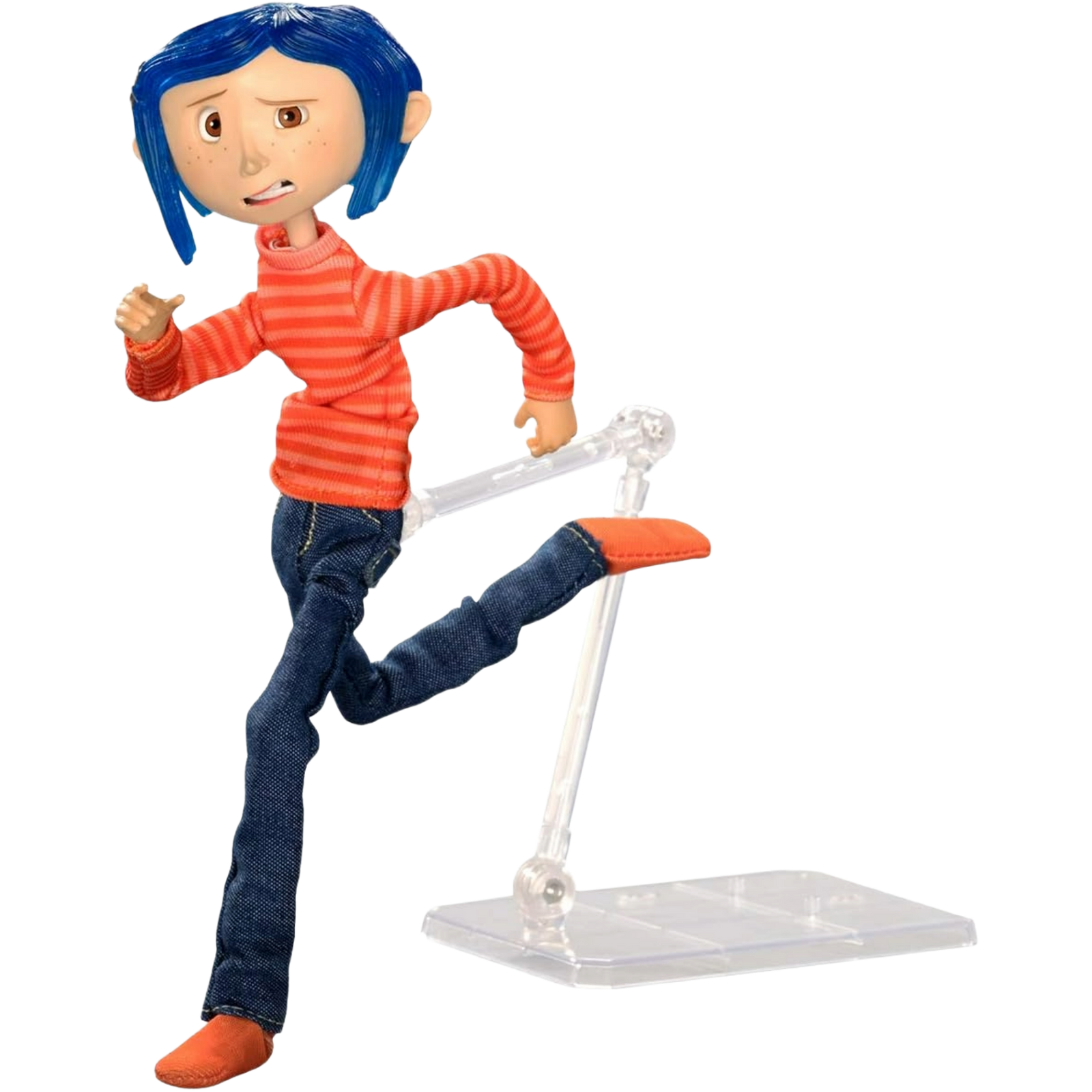 NECA Clothed Series: Coraline - Coraline In Striped Shirt (Blister)