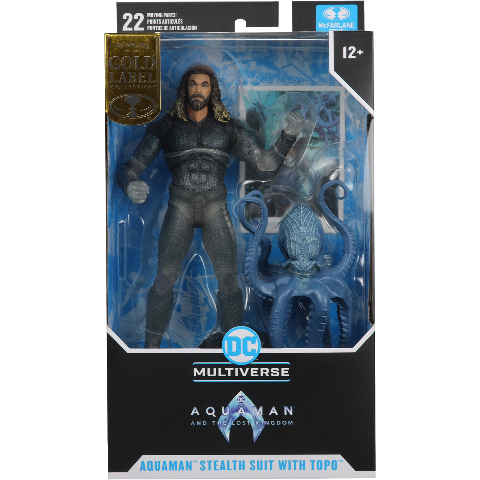 McFarlane DC Multiverse: Aquaman And The Lost Kingdom - Aquaman Stealth Suit With Topo