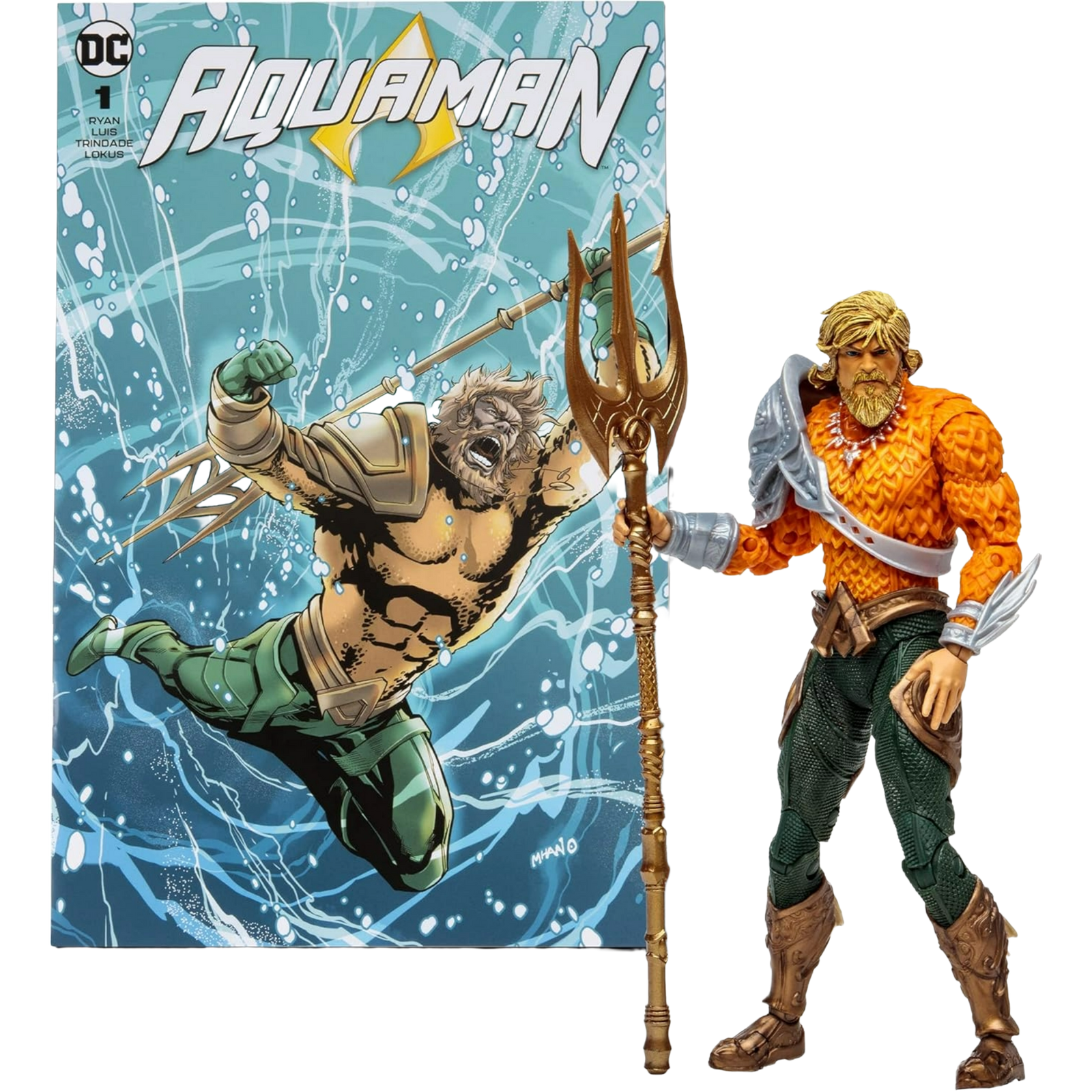 McFarlane Page Punchers: Aquaman Comic - Aquaman