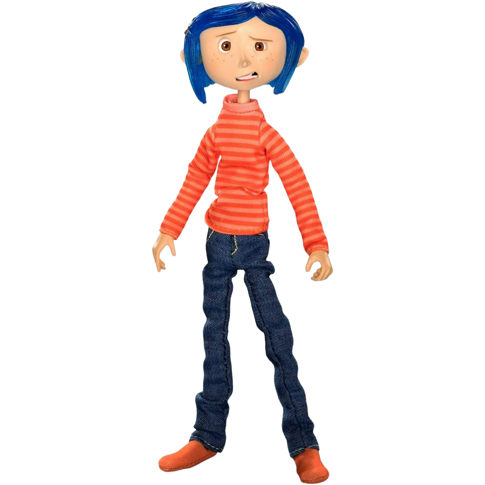 NECA Clothed Series: Coraline - Coraline In Striped Shirt (Blister)
