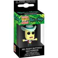Funko Pop! Keychain: Rick And Morty - Mr. Poopy Butthole (Auctioneer)
