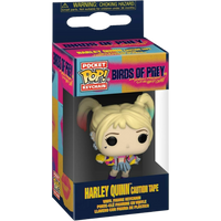 Funko Pop! Keychain: Birds Of Prey - Harley Quinn Caution Tape