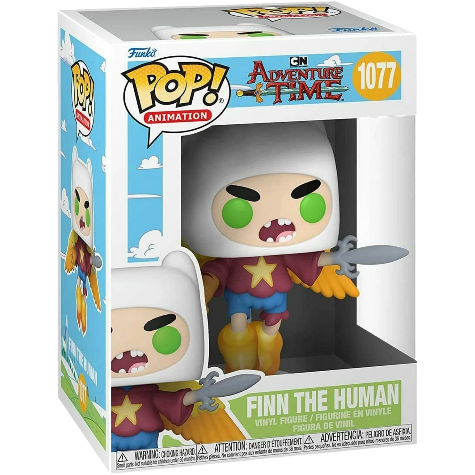 Funko Pop! Animation: Adventure Time - Finn The Human 1077