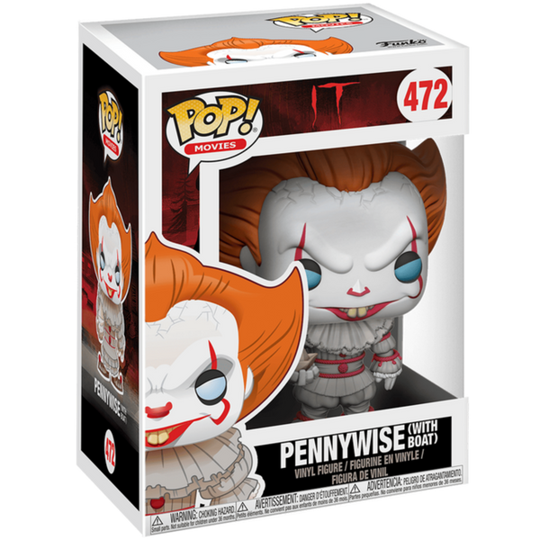Funko Pop! Movies: IT - Pennywise With Boat 472