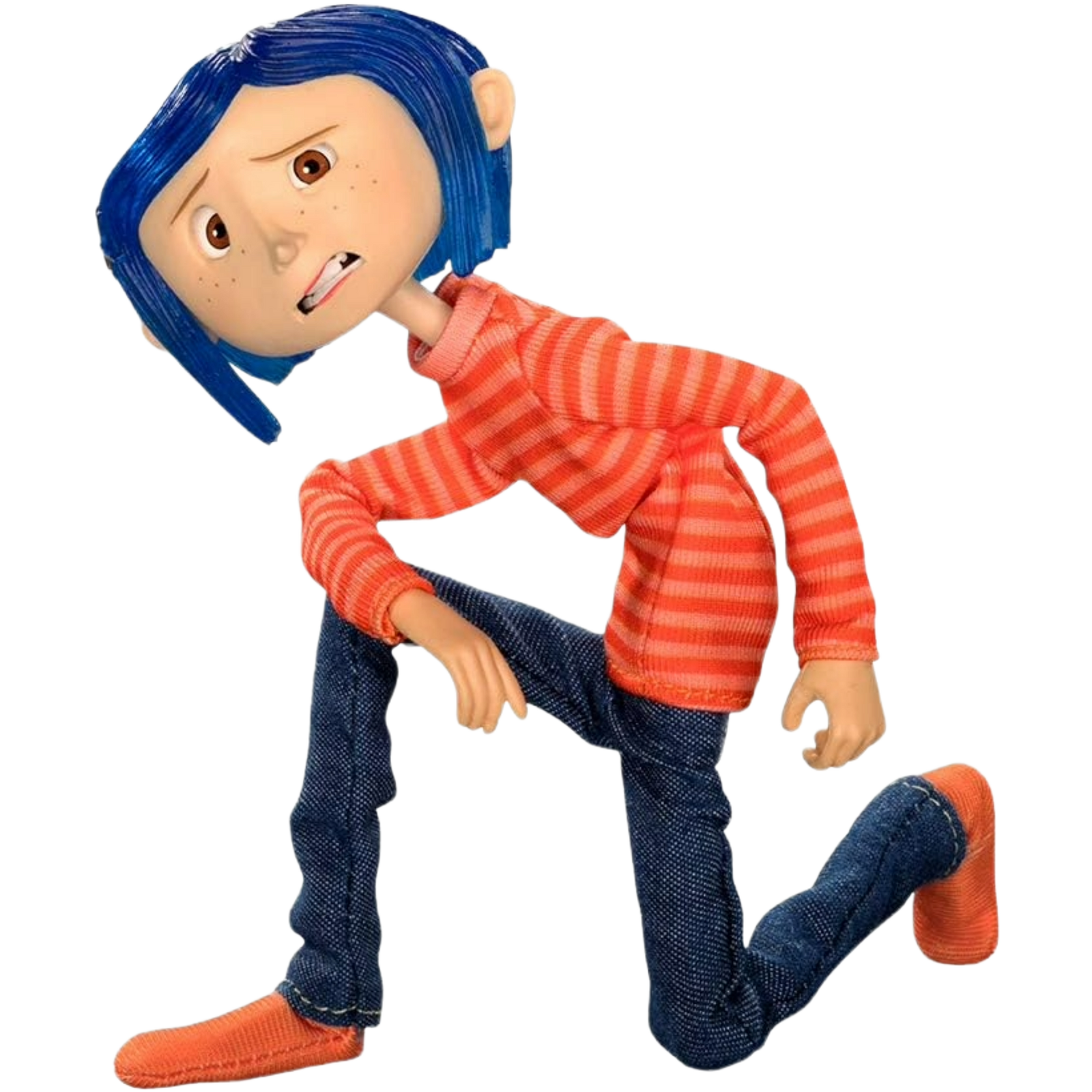 NECA Clothed Series: Coraline - Coraline In Striped Shirt (Blister)