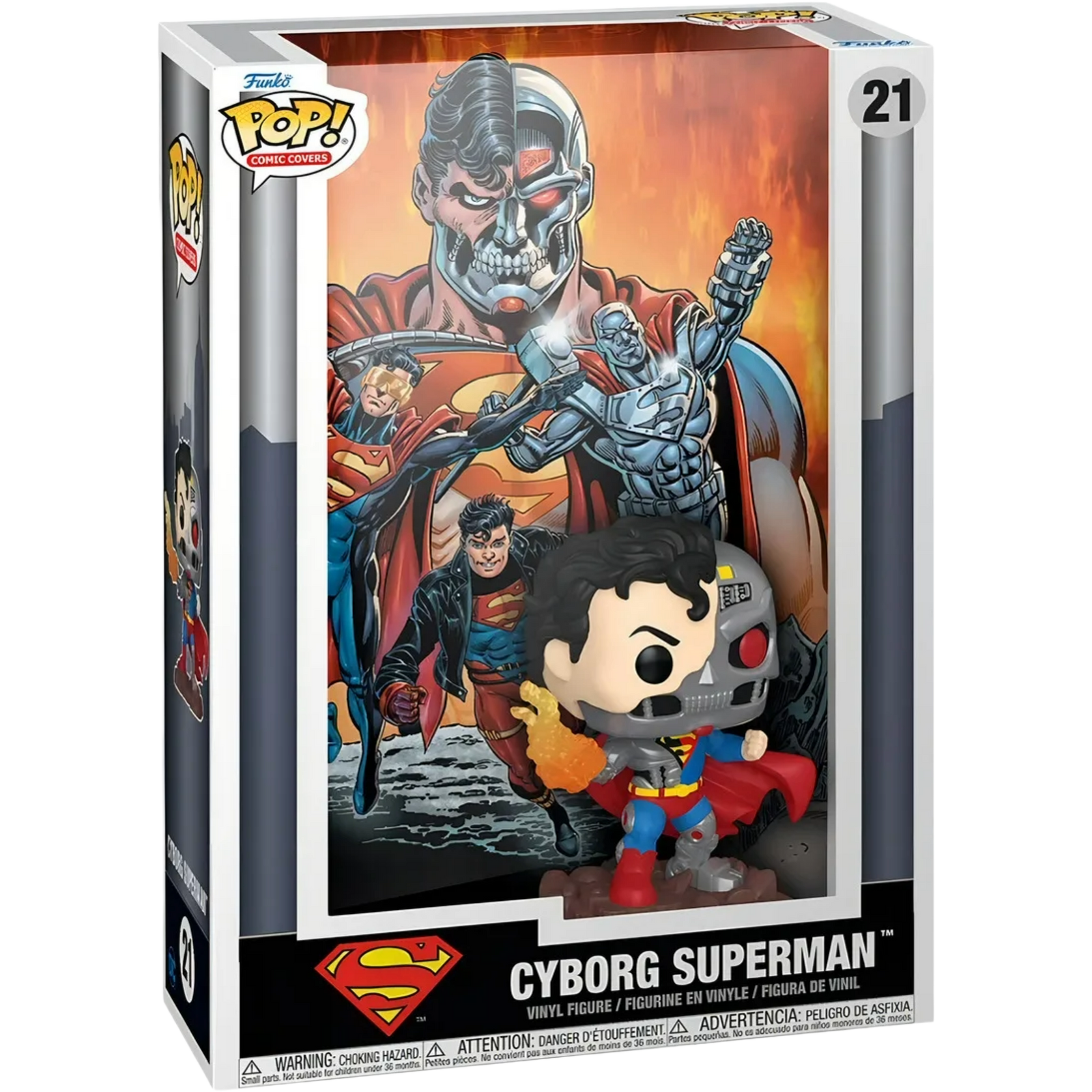 Funko Pop! Comic Covers: DC - Cyborg Superman 21
