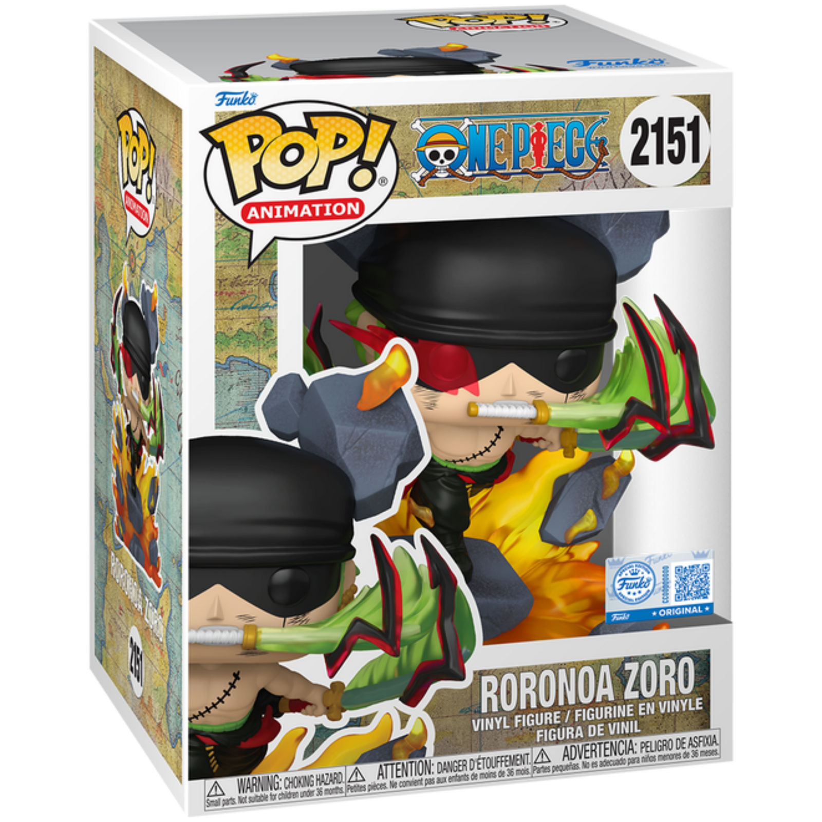 Funko Pop! Premium: One Piece - Roronoa Zoro (King Of Hell) 2151