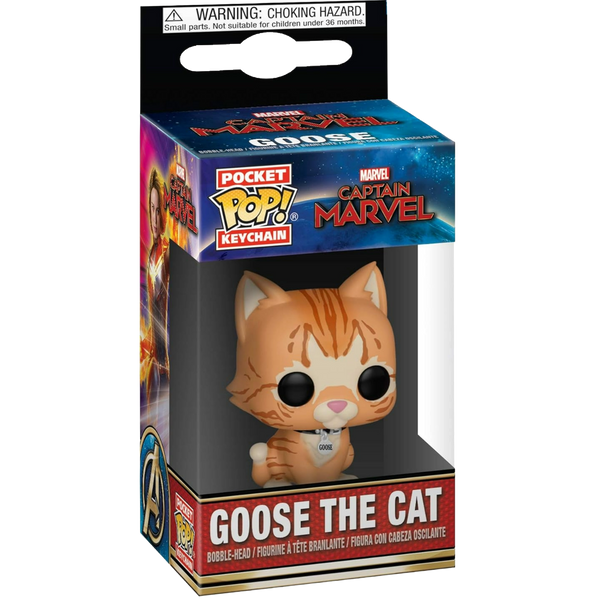 Funko Pop! Keychain: Captain Marvel - Goose The Cat