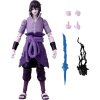 BANDAI Anime Heroes: Naruto Shippuden - Sasuke Uchiha (Rinnegan/Mangekyo Sharingan)