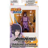 BANDAI Anime Heroes: Naruto Shippuden - Sasuke Uchiha (Rinnegan/Mangekyo Sharingan)
