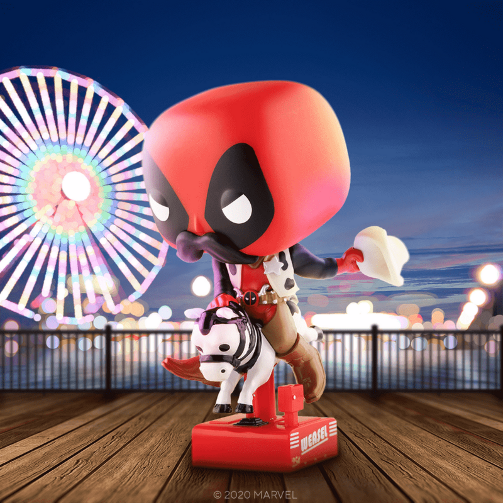 Funko Pop! Rides: Marvel Deadpool - Sheriff Deadpool Riding Horsey 99