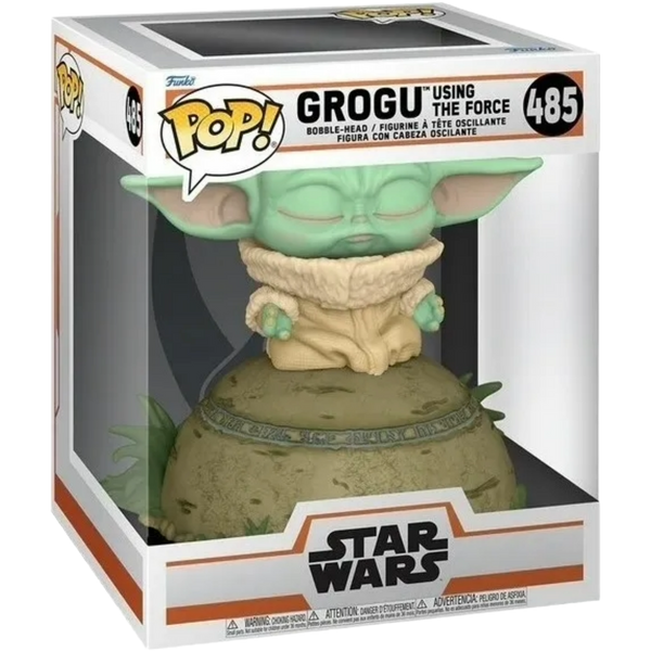 Funko Pop! Deluxe: Star Wars The Mandalorian - Grogu Using The Force 485