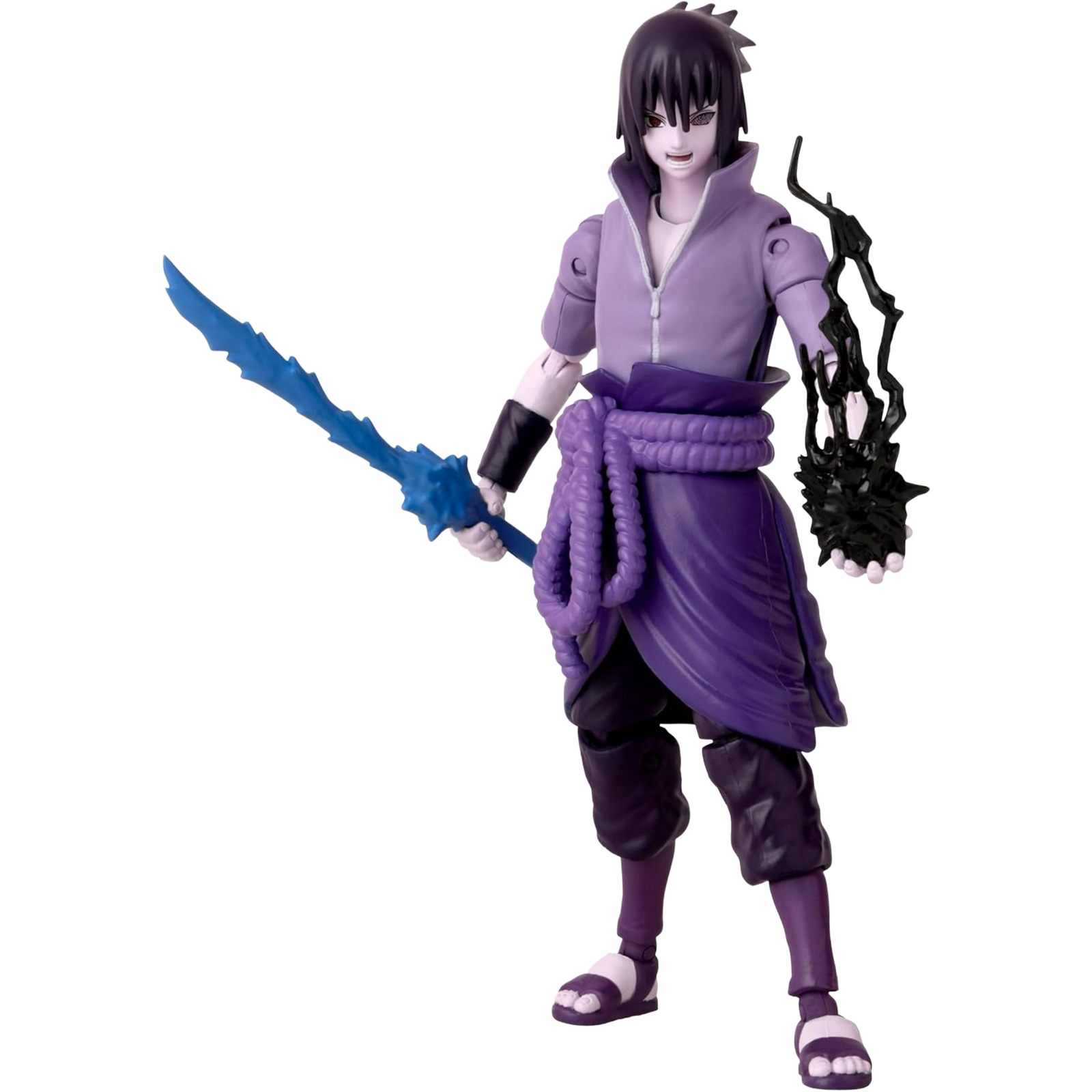 BANDAI Anime Heroes: Naruto Shippuden - Sasuke Uchiha (Rinnegan/Mangekyo Sharingan)