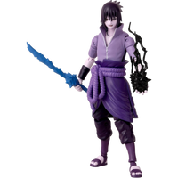 BANDAI Anime Heroes: Naruto Shippuden - Sasuke Uchiha (Rinnegan/Mangekyo Sharingan)