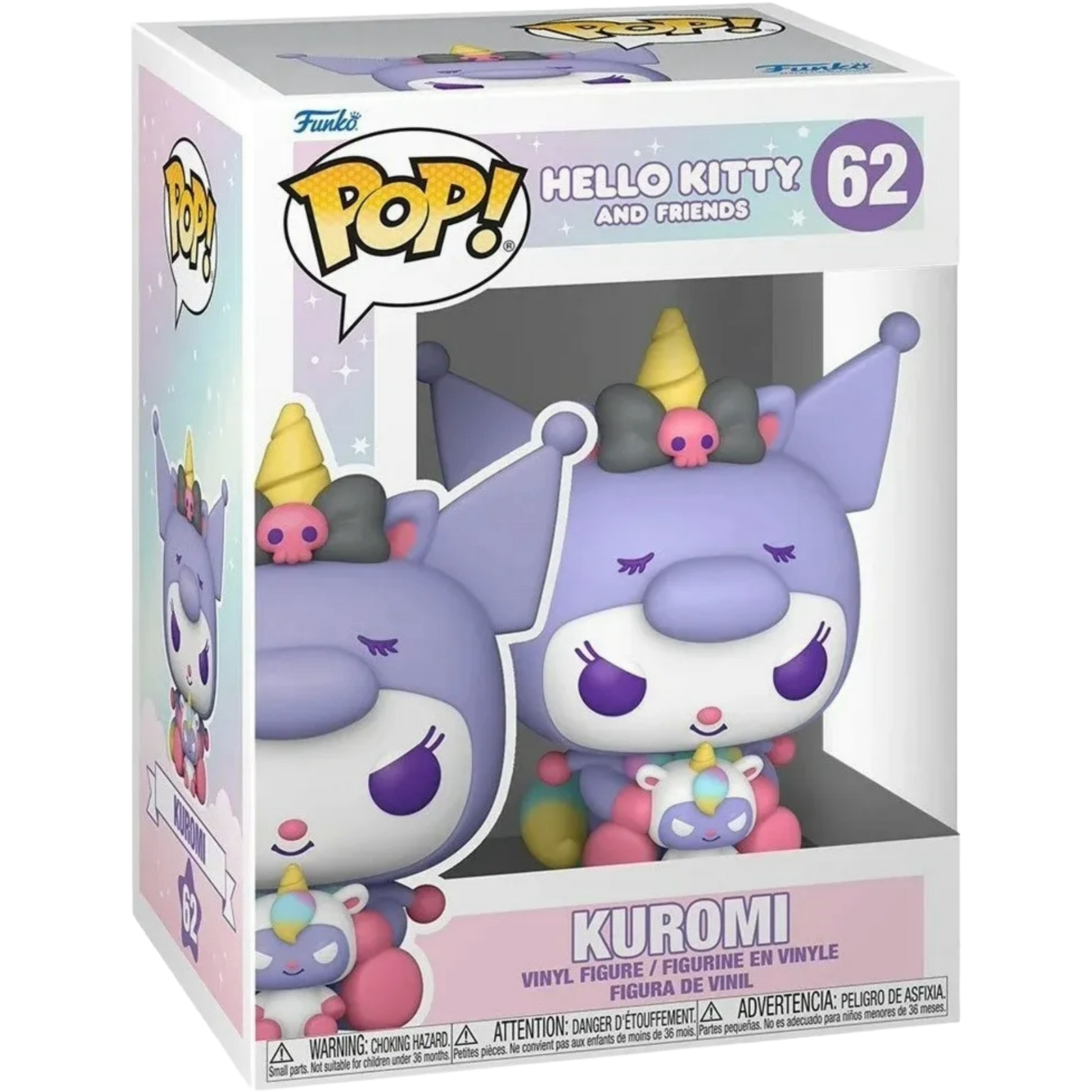 Funko Pop! Sanrio: Hello Kitty And Friends - Kuromi (Unicorn Party) 62