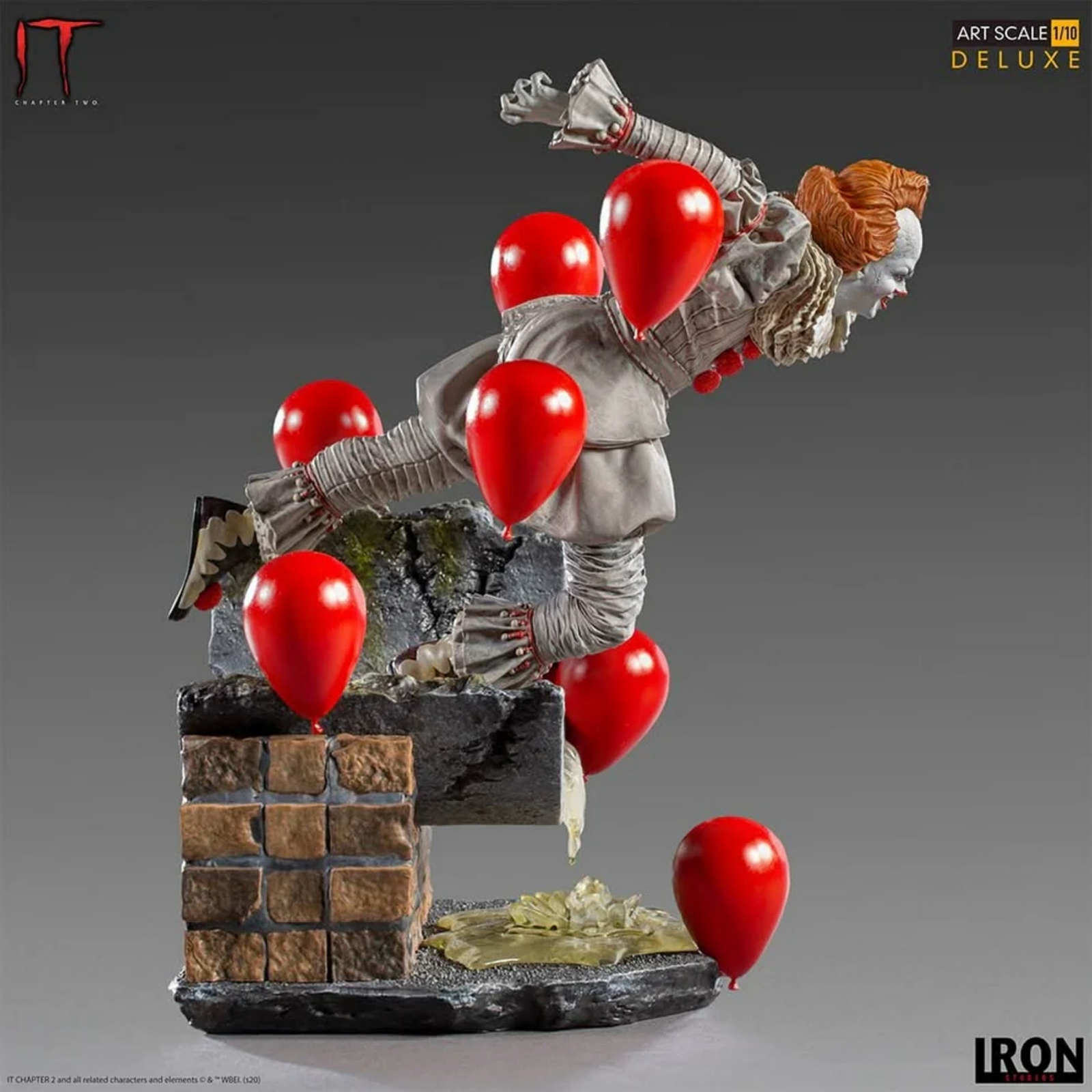 Iron Studios: IT Chapter Two - Pennywise With Balloons Deluxe Art Scale 1/10