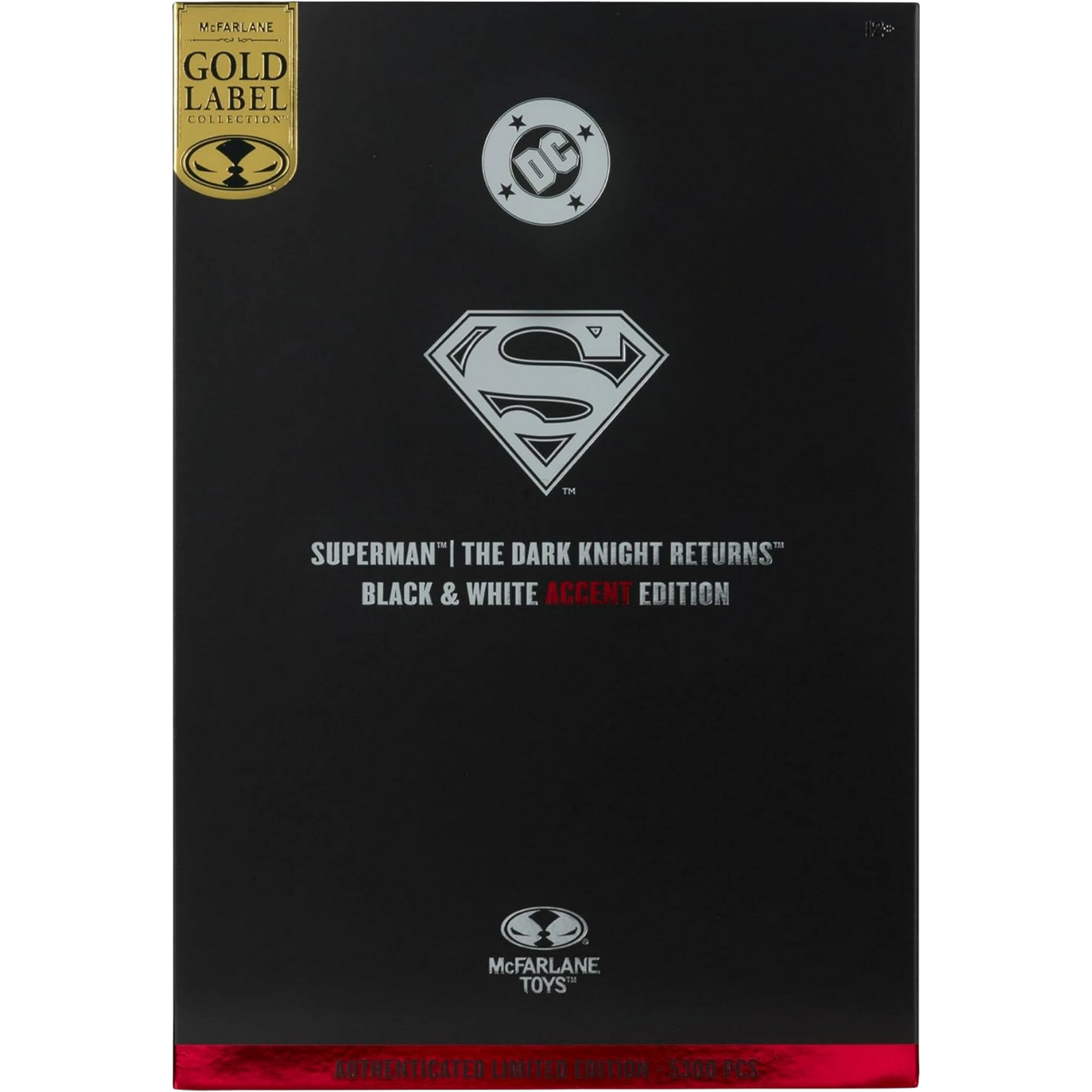 McFarlane DC Multiverse: The Dark Knight Returns - Superman (B&W Accent Edition) Gold Label