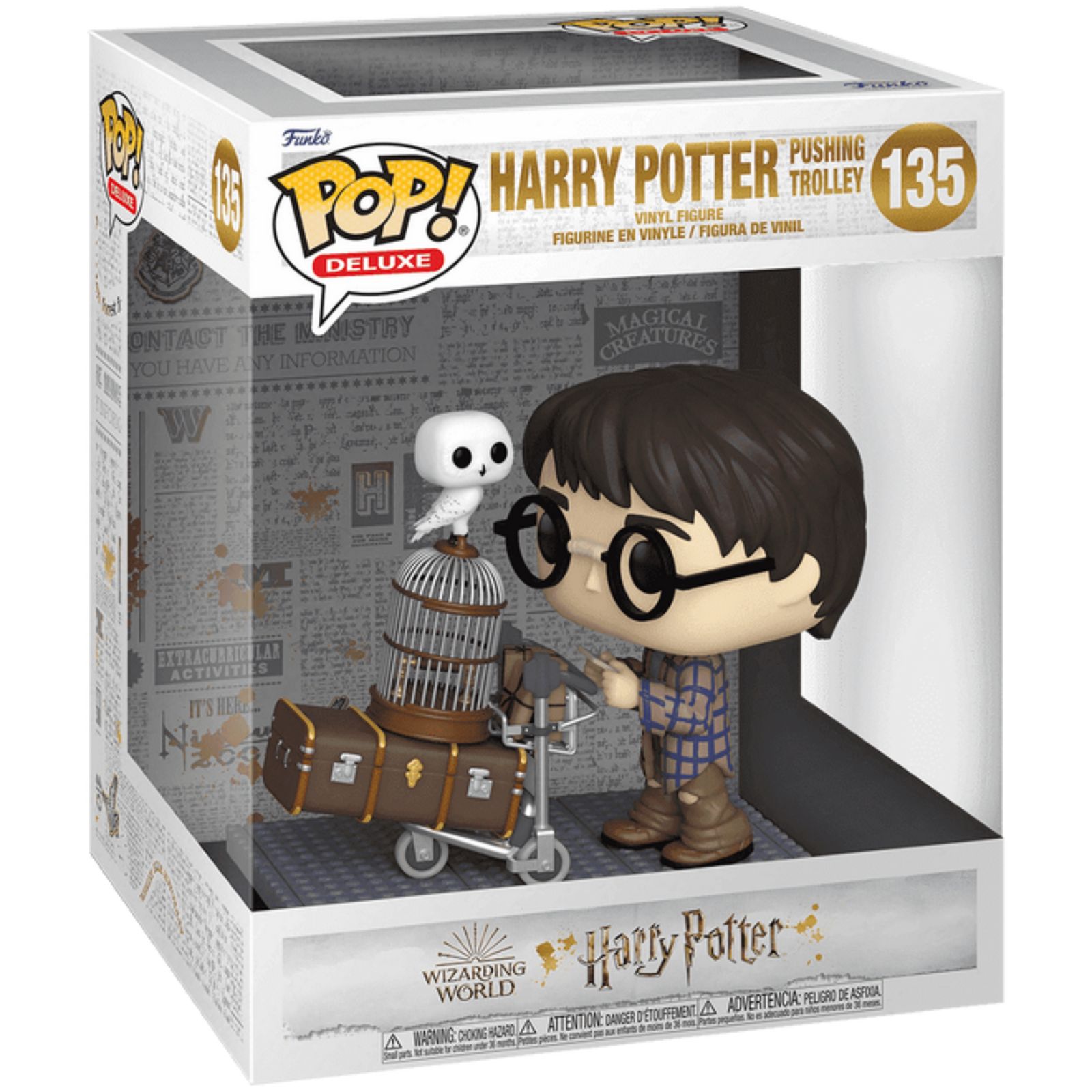 Funko Pop! Deluxe: Harry Potter - Harry Potter Pushing Trolley 135