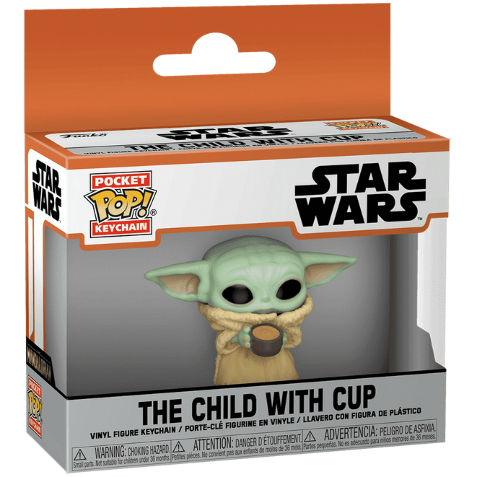 Funko Pop! Keychain: Star Wars - The Child With Cup