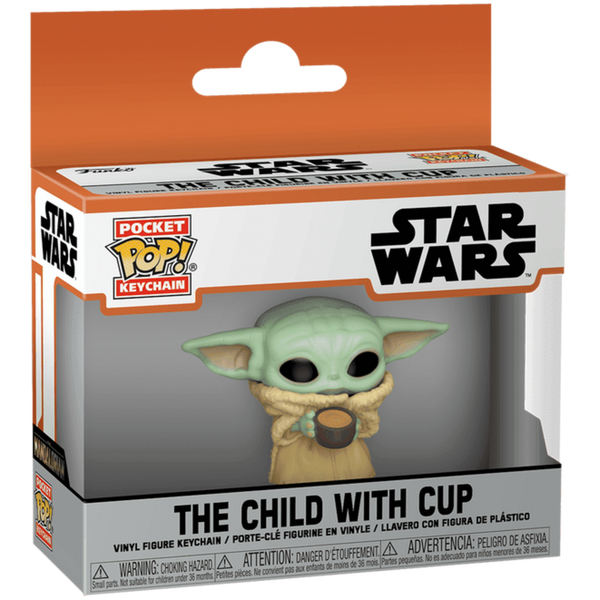 Funko Pop! Keychain: Star Wars - The Child With Cup