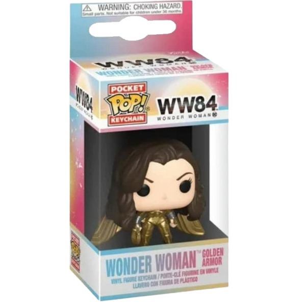 Funko Pop! Keychain: Wonder Woman 84th - Wonder Woman Golden Armor