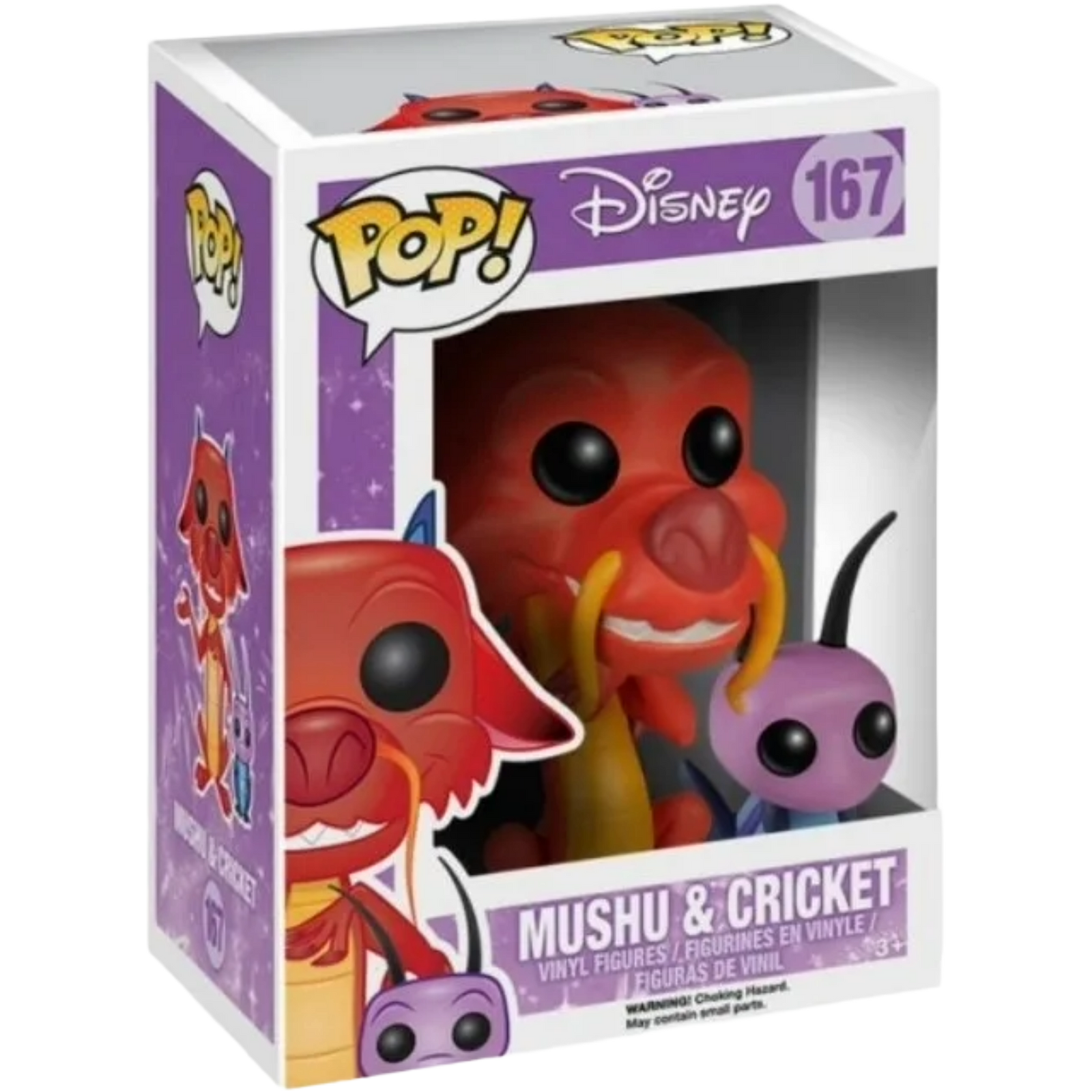 Funko Pop! Disney: Mulan - Mushu & Cricket 167