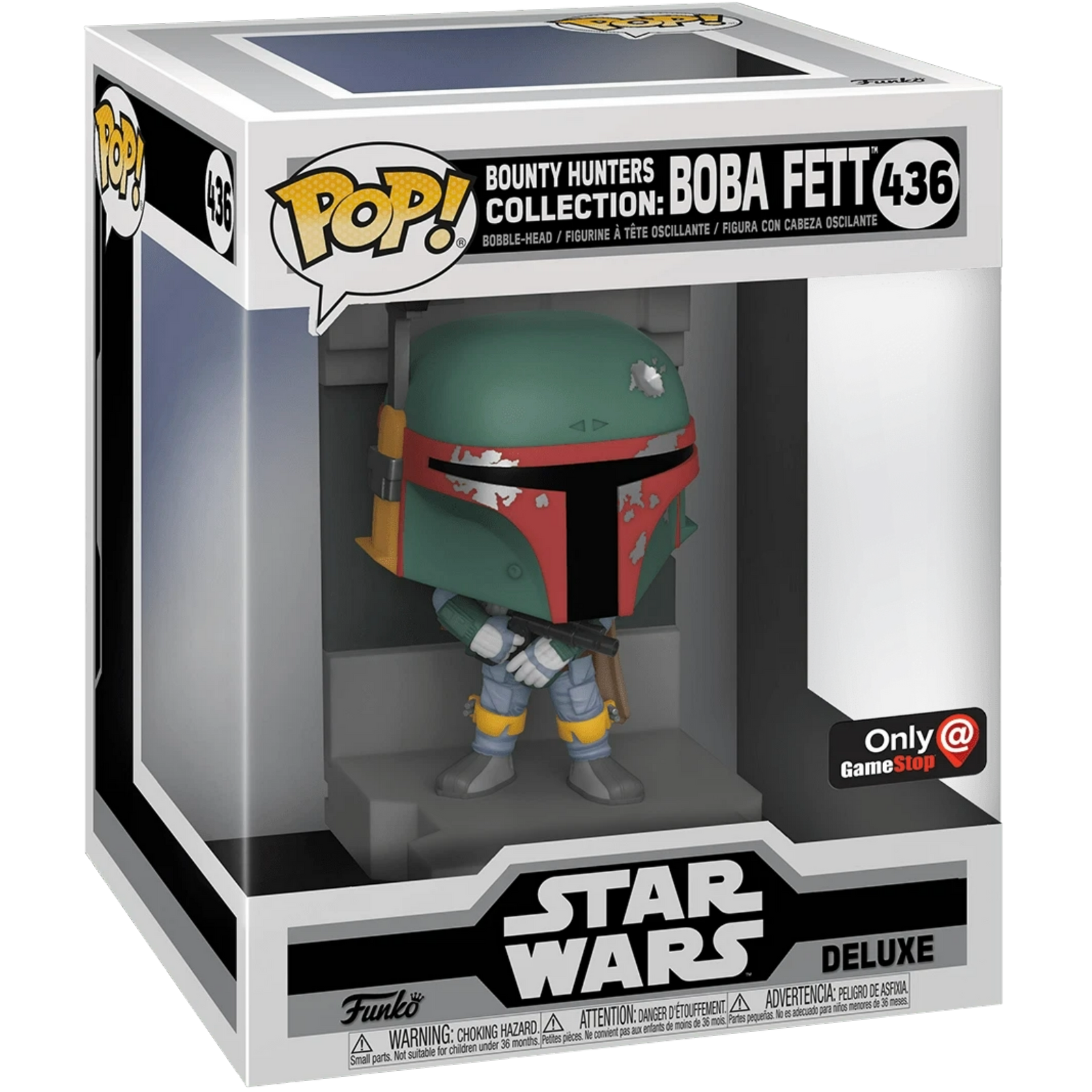 Funko Pop! Deluxe: Star Wars Bounty Hunter Collection - Boba Fett 436