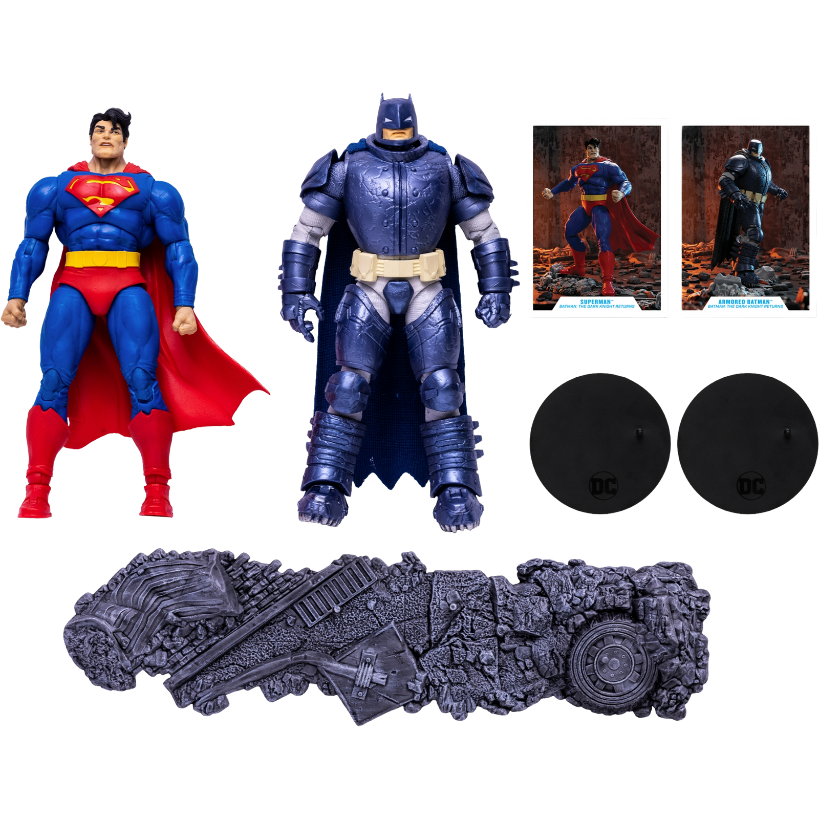 McFarlane DC Multiverse: Batman The Dark Knight Returns - Superman Vs. Armored Batman