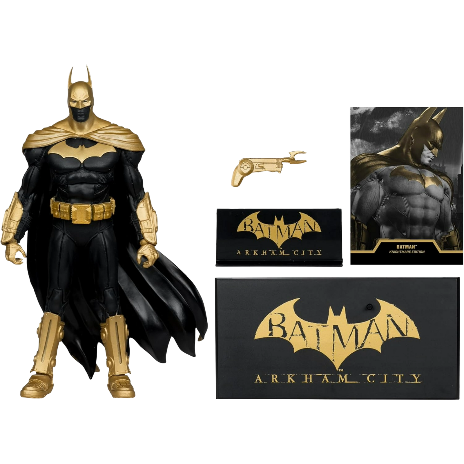 McFarlane DC Multiverse: Batman Arkham City - Batman (Knightmare Edition) Gold Label