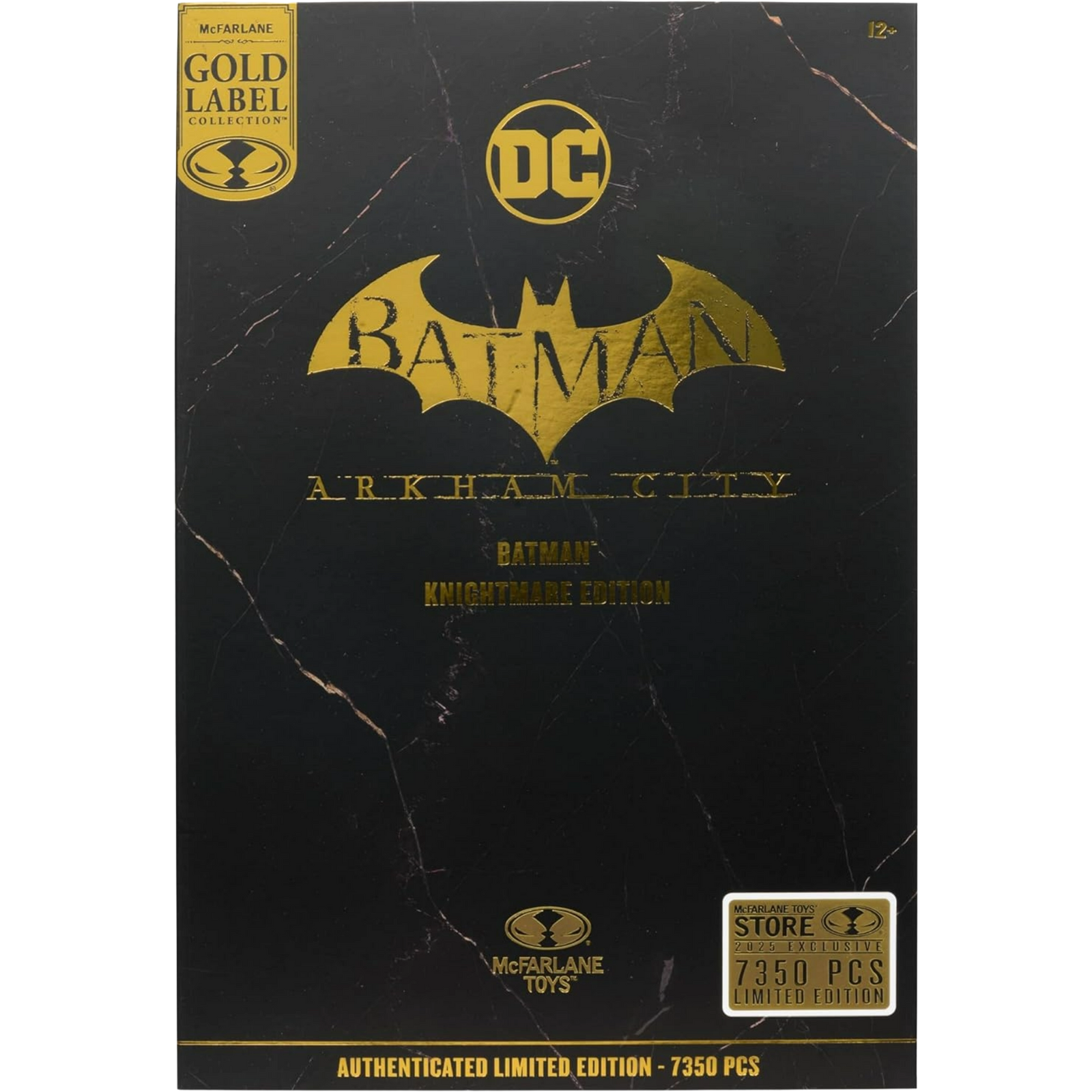 McFarlane DC Multiverse: Batman Arkham City - Batman (Knightmare Edition) Gold Label