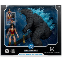 McFarlane DC Multiverse x Monsterverse: DC Justice League Vs. Legendary’s Monsterverse - Wonder Woman Vs. Godzilla 2-Pack