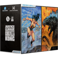 McFarlane DC Multiverse x Monsterverse: DC Justice League Vs. Legendary’s Monsterverse - Wonder Woman Vs. Godzilla 2-Pack