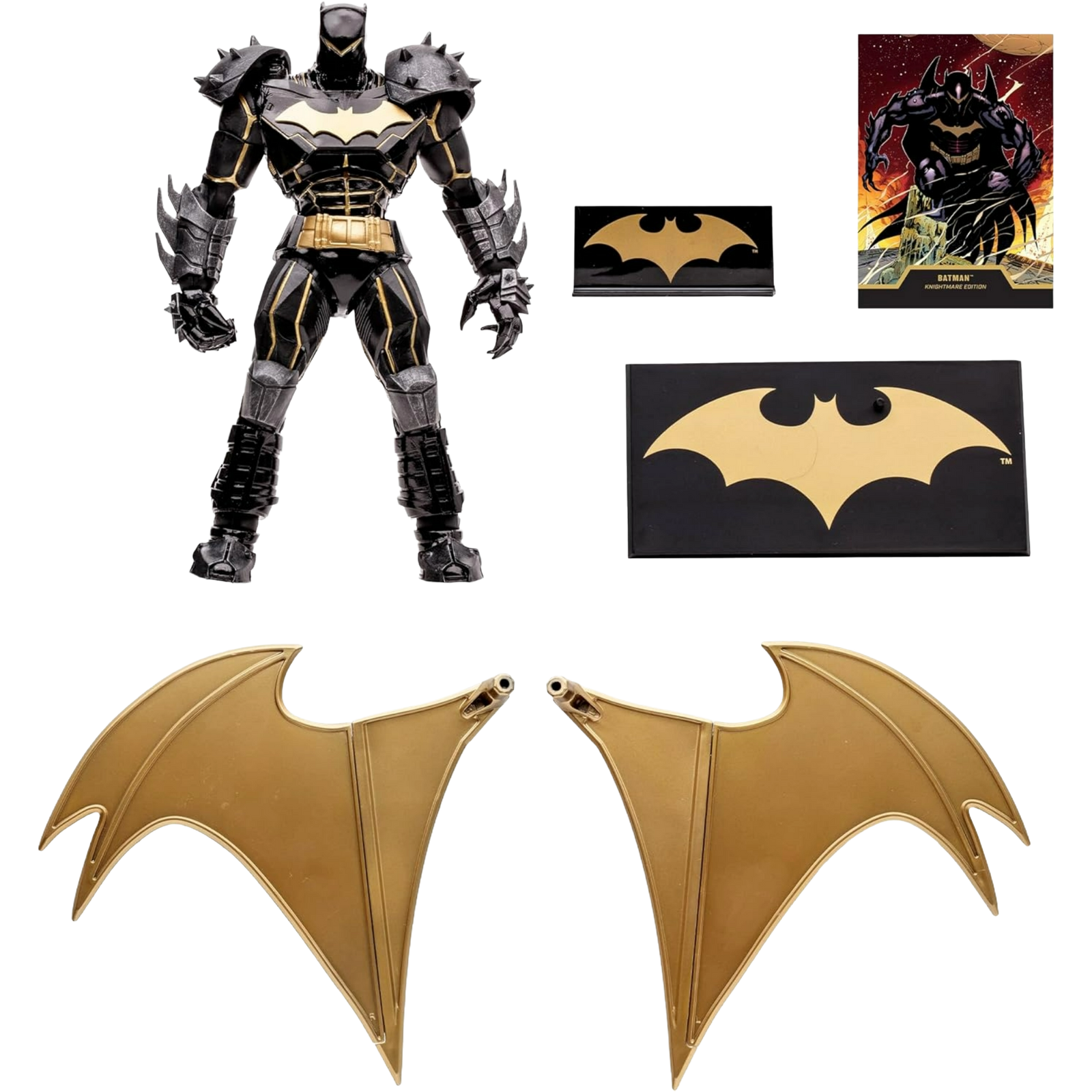 McFarlane DC Multiverse: Batman Hellbat - Batman (Knightmare Edition) Gold Label