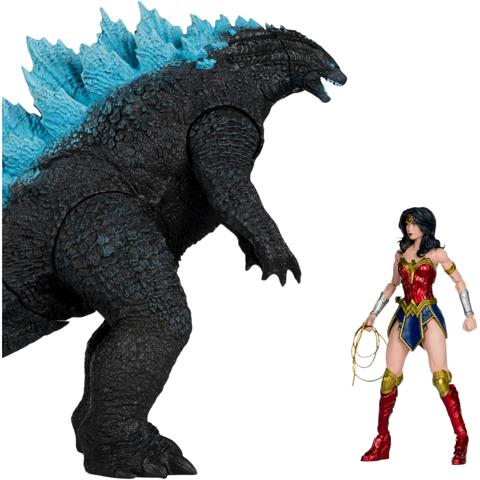 McFarlane DC Multiverse x Monsterverse: DC Justice League Vs. Legendary’s Monsterverse - Wonder Woman Vs. Godzilla 2-Pack