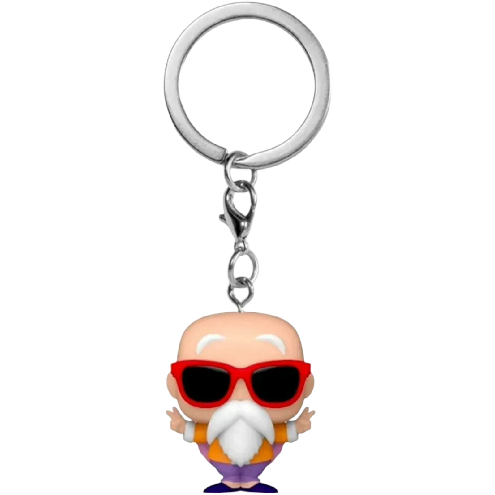 Funko Pop! Keychain: Dragon Ball Z - Master Roshi (Peace Sign)