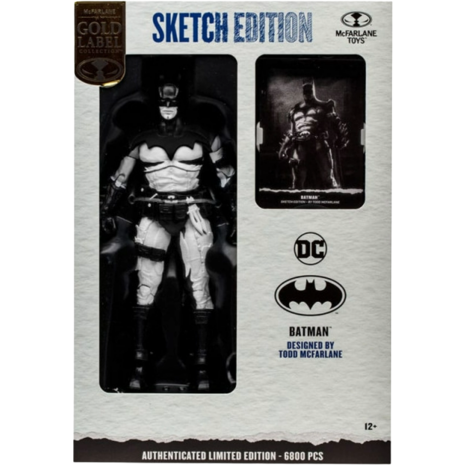 McFarlane DC Multiverse: Batman By Todd (Sketch Edition) Gold Label