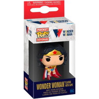Funko Pop! Keychain: Wonder Woman 80th - Wonder Woman Classic With Cape