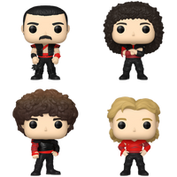 Funko Pop! Rocks: Queen - Freddie Mercury / Brian May / John Deacon / Roger Tylor (Radio Ga Ga) 4-Pack