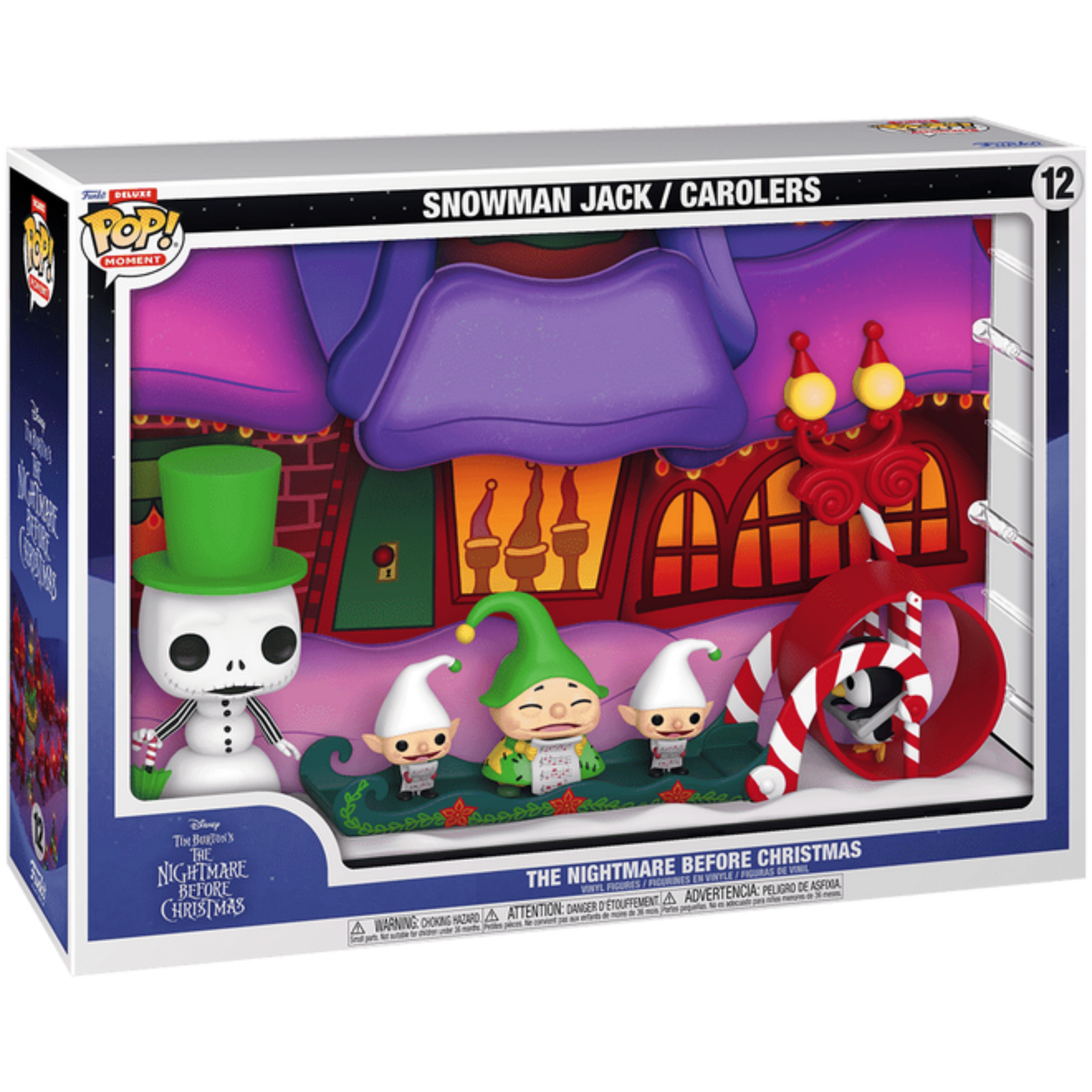 Funko Pop! Deluxe Moment: The Nightmare Before Christmas - Snowman Jack & Carolers 12