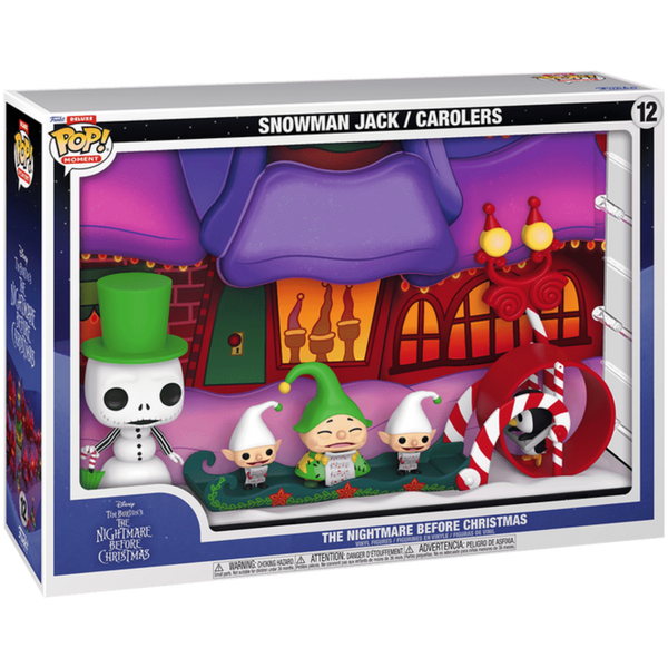 Funko Pop! Deluxe Moment: The Nightmare Before Christmas - Snowman Jack & Carolers 12
