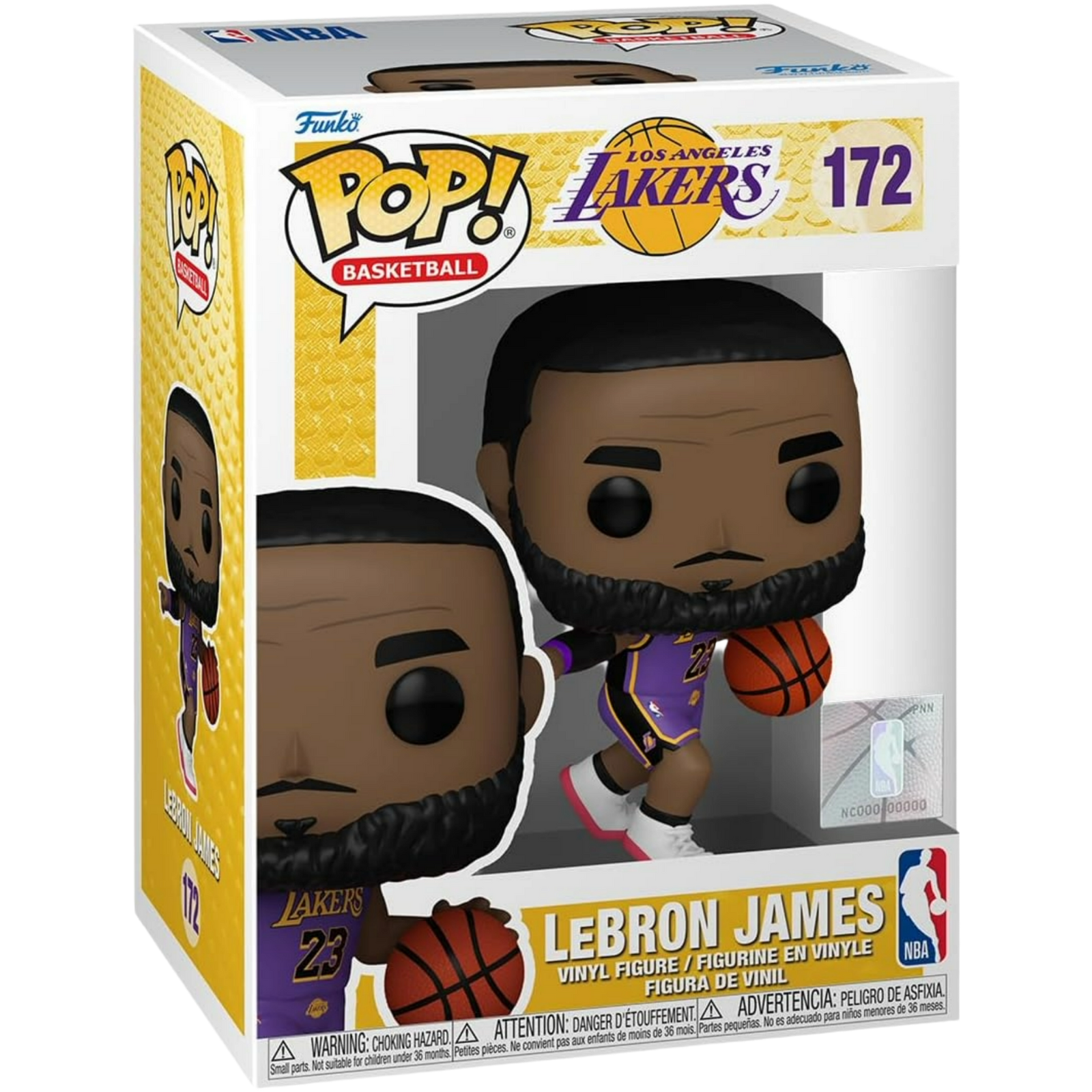 Funko Pop! NBA: Los Ángeles Lakers - LeBron James 172