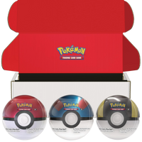 Pokémon TCG: Poké Ball Tin Bundle - Poké Ball, Great Ball & Ultra Ball En Español