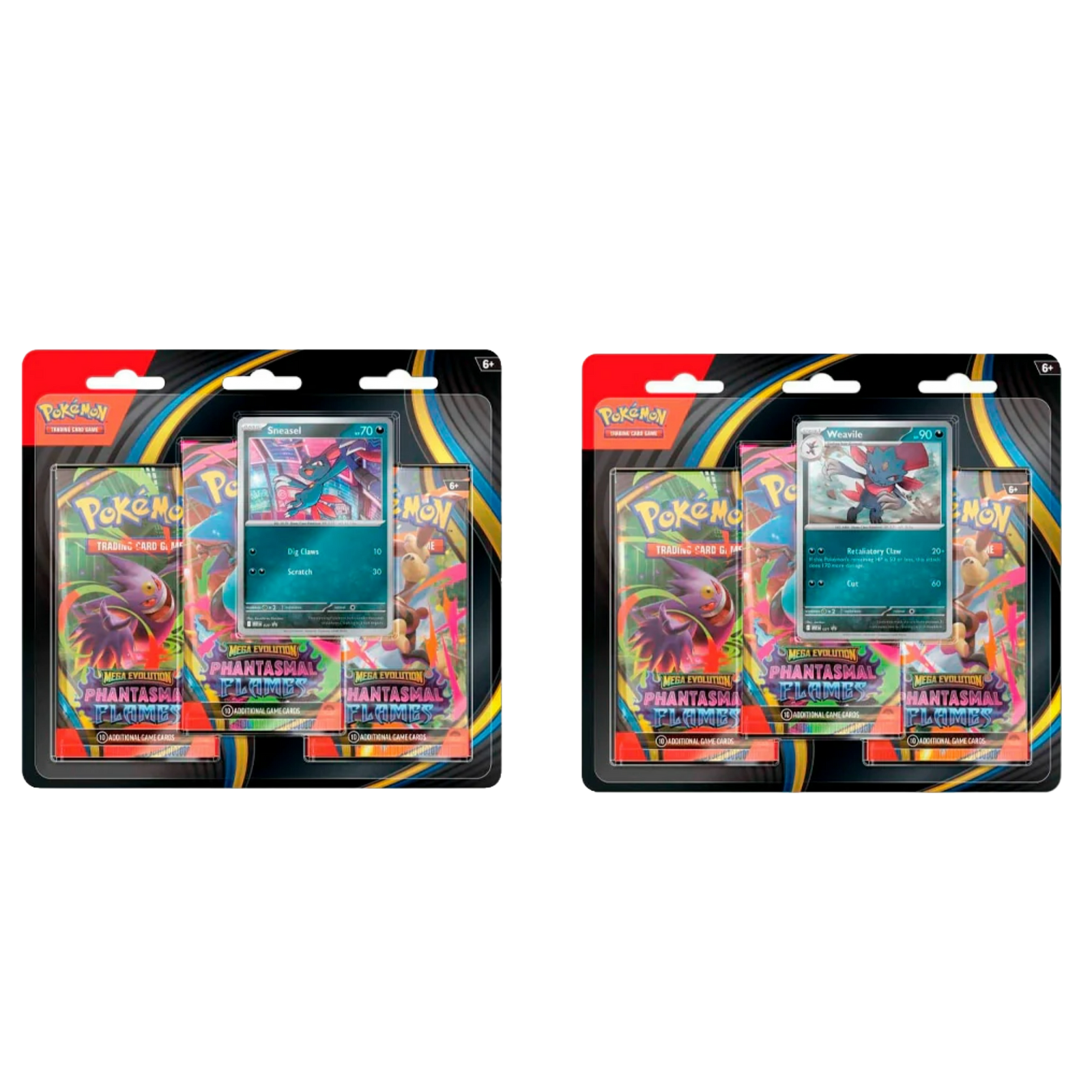 Pokémon TCG: Llamaradas Fantasmales - 3-Pack En Español