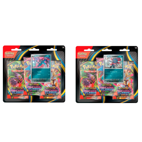 Pokémon TCG: Llamaradas Fantasmales - 3-Pack En Español